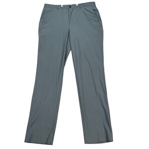 Dunning Pants Golf Mens 36x33 Gray Straight Leg Performance Stretch Golf EUC